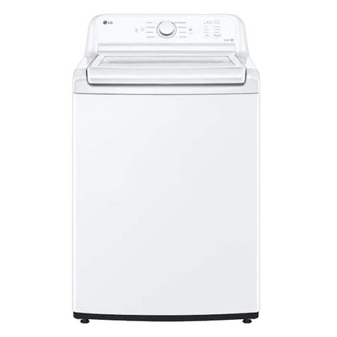 lg white top load agitator washer